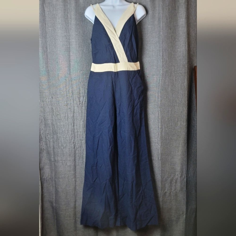 CHOLET Navy Jumpsuit